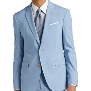 Egara Skinny Fit Notch Lapel Suit, Sky Blue (Never worn, Brand new)